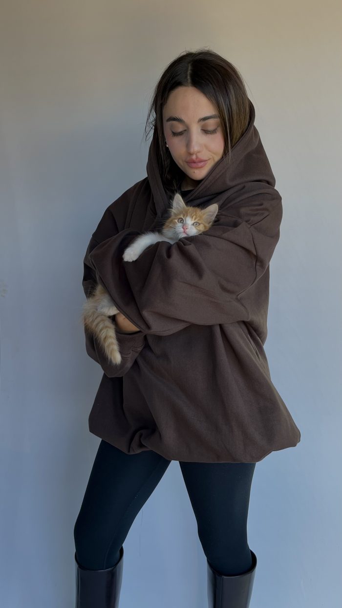 COOLORS HOODIE ESPRESSO COFFEÉ - Imagen 4