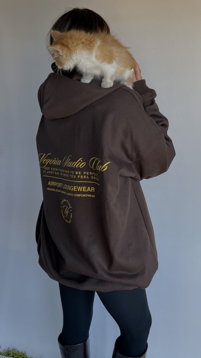 COOLORS HOODIE ESPRESSO COFFEÉ - Imagen 5