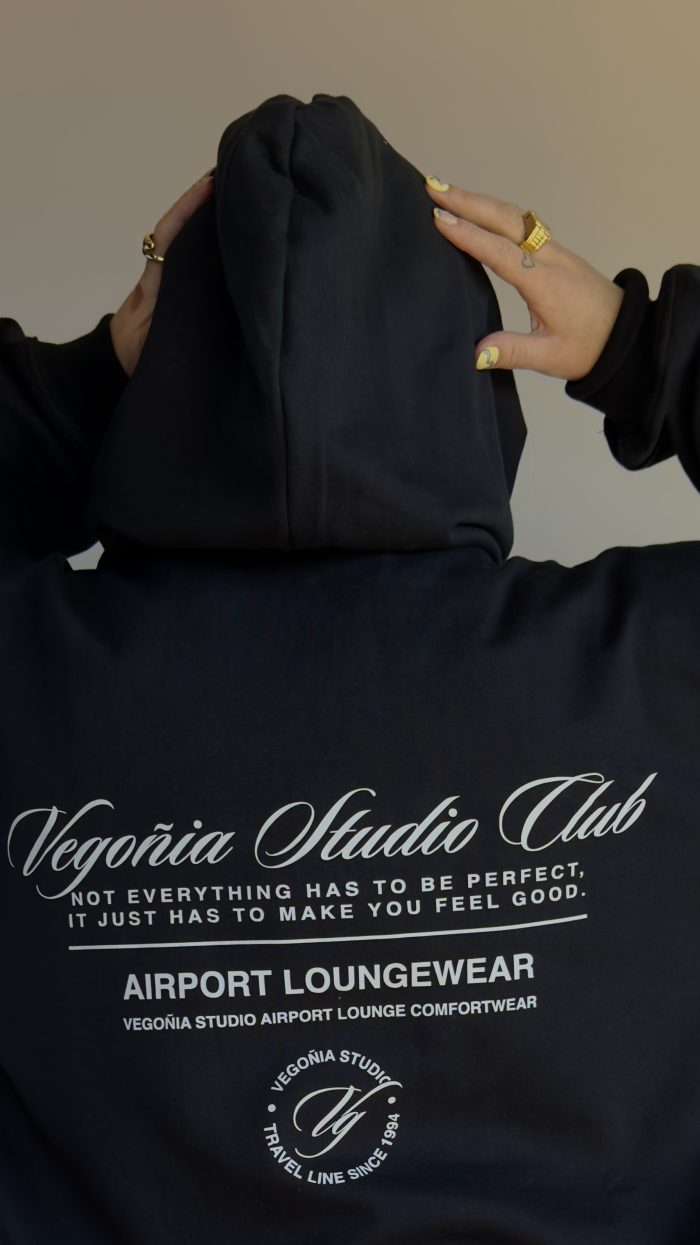 COOLORS HOODIE BLACK & WHITE - Imagen 6