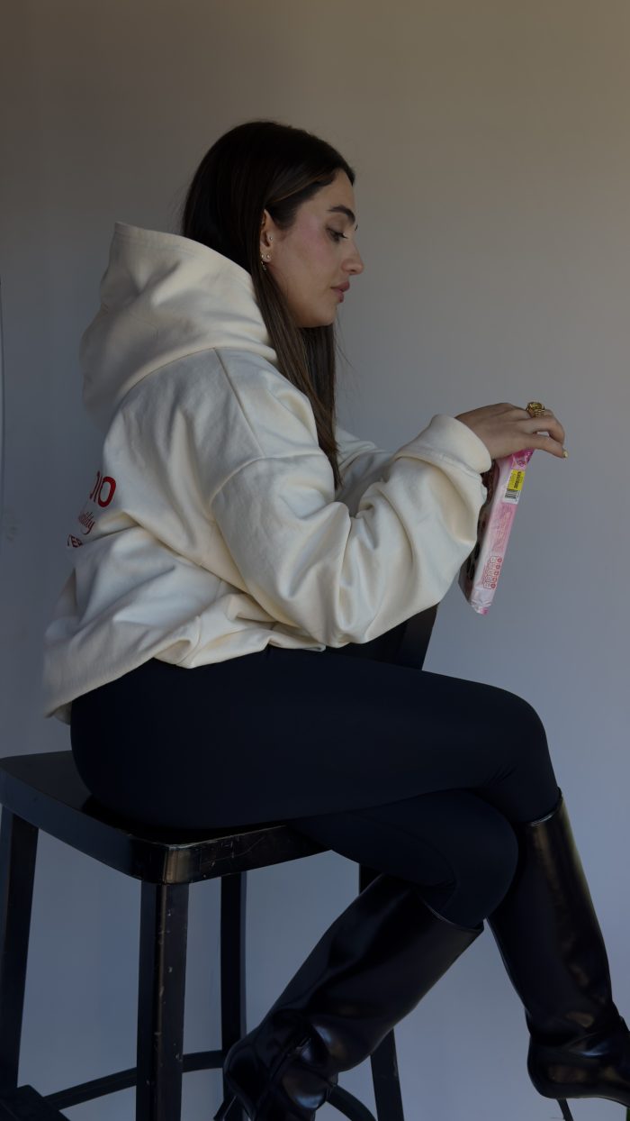 COOLORS HOODIE VAINILLA CREAM - Imagen 5